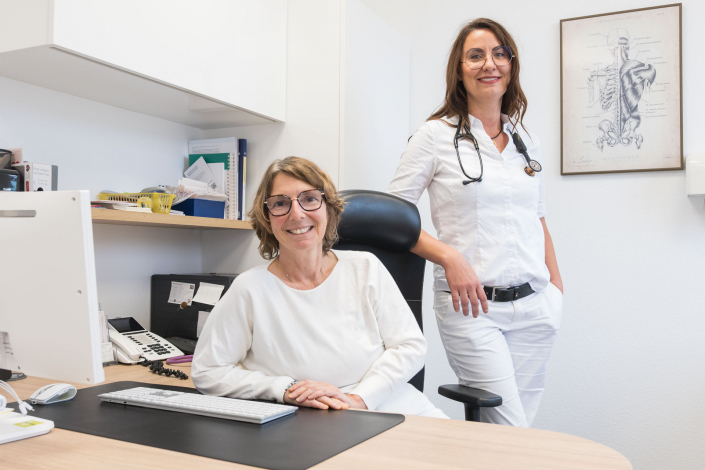 Dr. med. Magdalena Hefele-Golubic und Dr. Ulrike Bopp-Haas